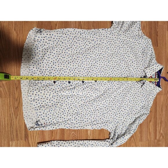 Au Noir White Long Sleeves Men Shirt Size 6 Pre-Owned - Picture 7 of 8